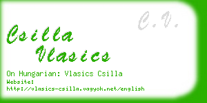 csilla vlasics business card